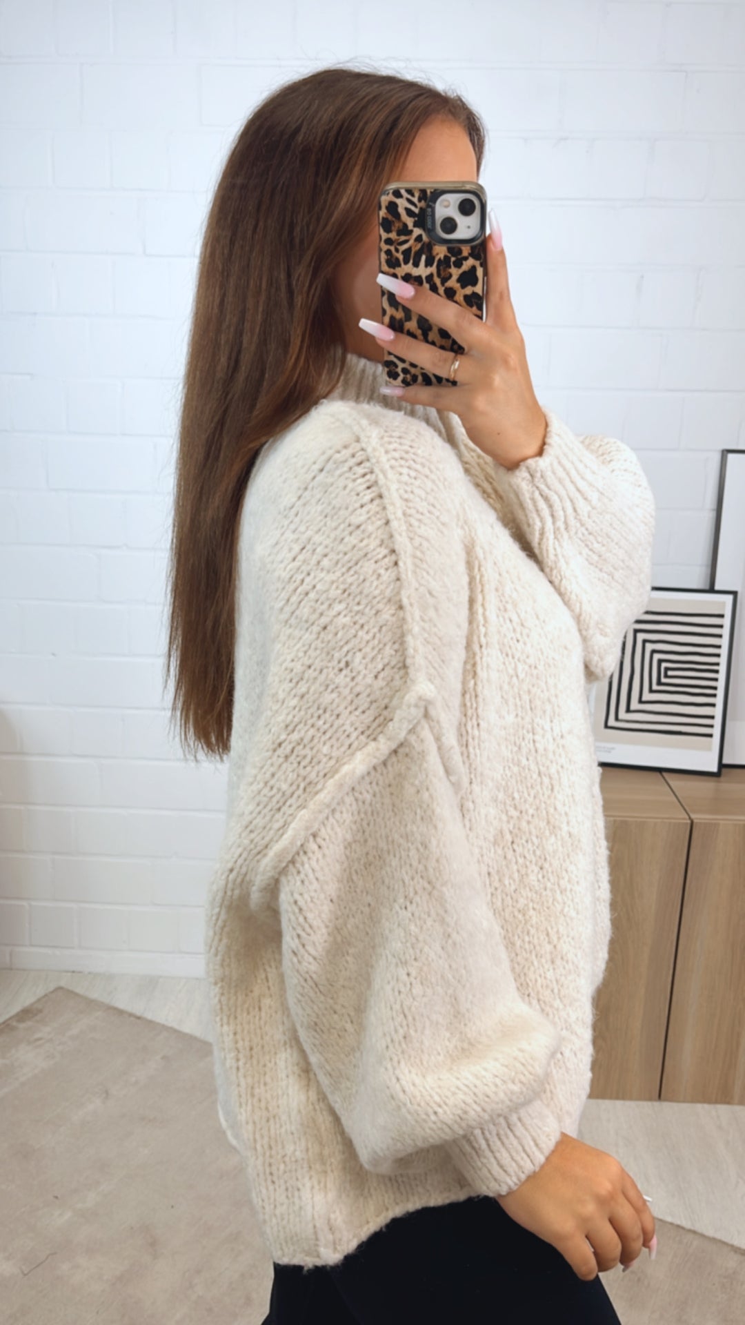 PERLMUTT KNÖPFE Kuschel Cardigan / wollweiss Art. 12361