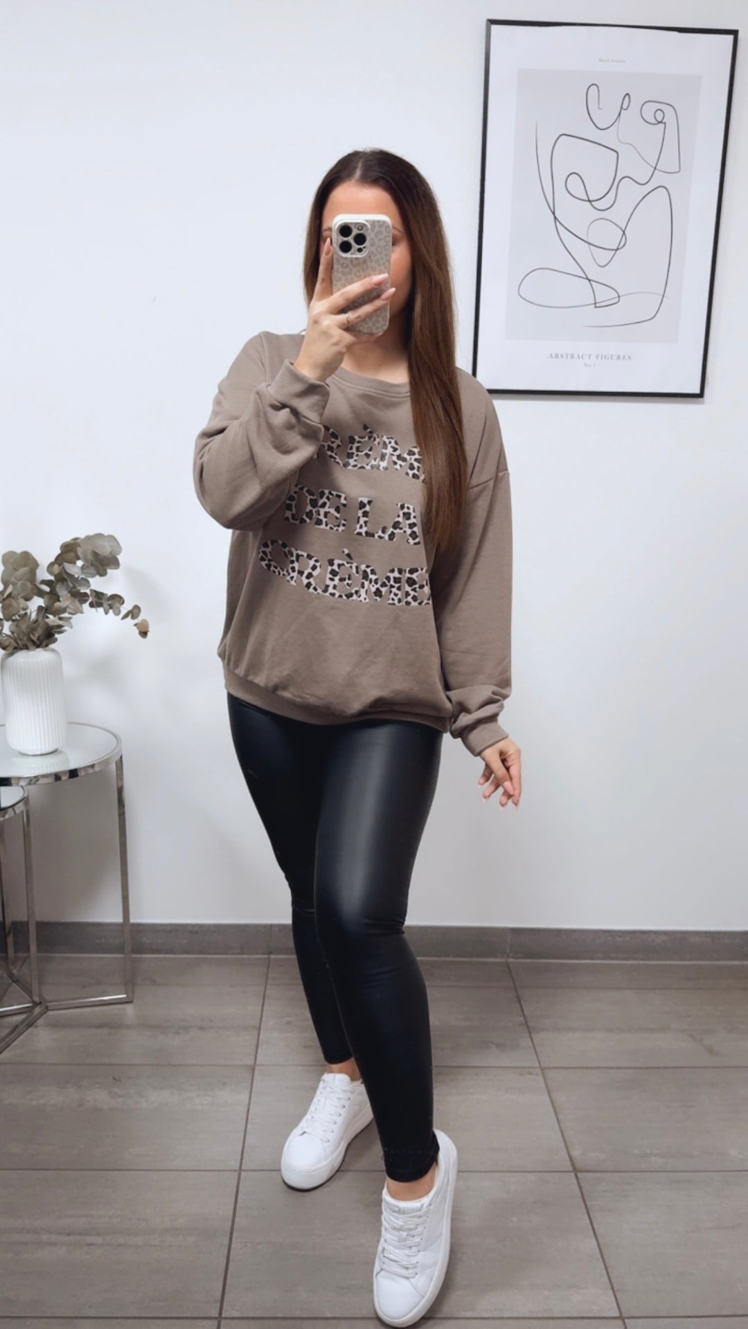 LEO Pullover " Créme de la Créme " / taupe Art. 13389