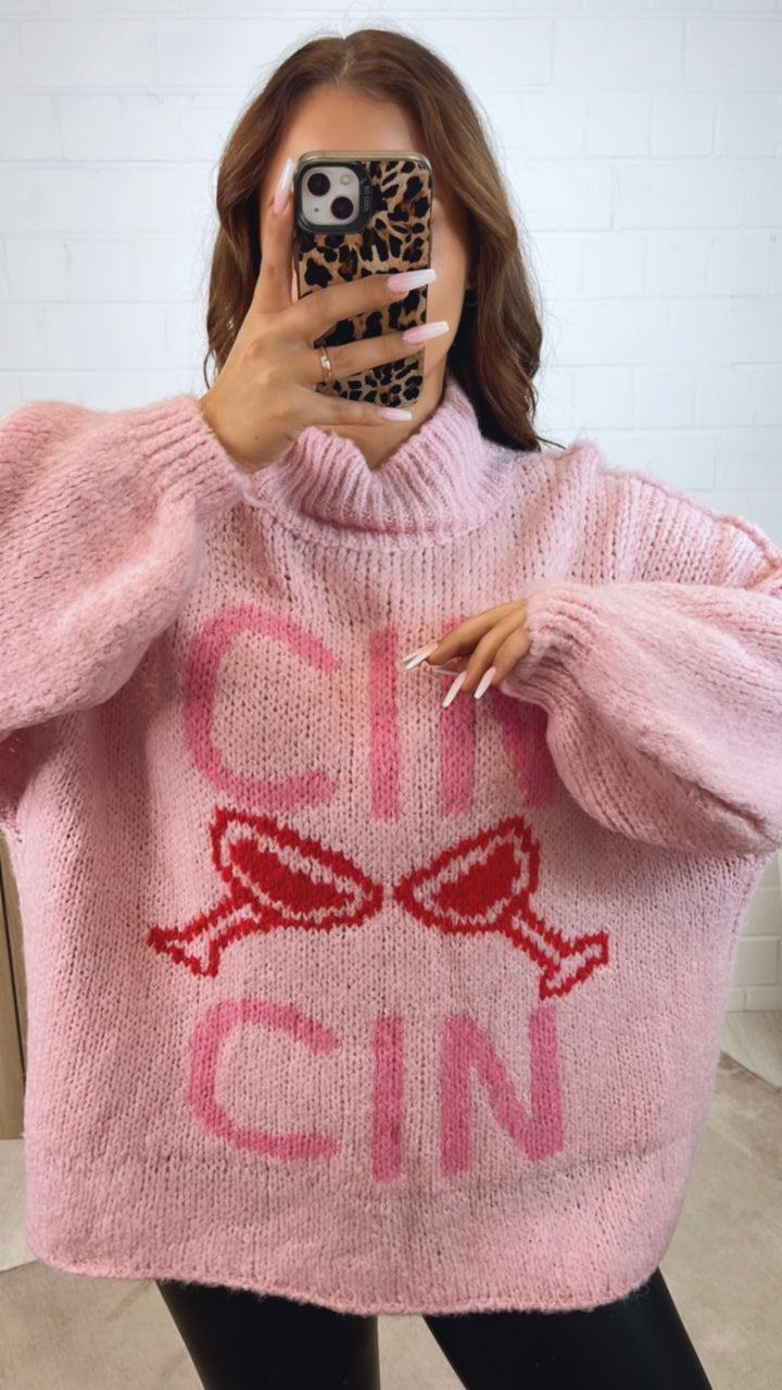 Pullover " Cin Cin " / rosa Art. 12316
