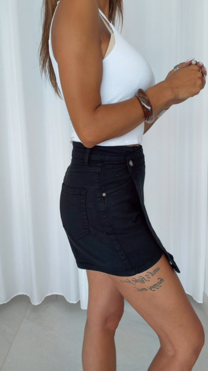 JEANS Rock / Hosen Rock - schwarz