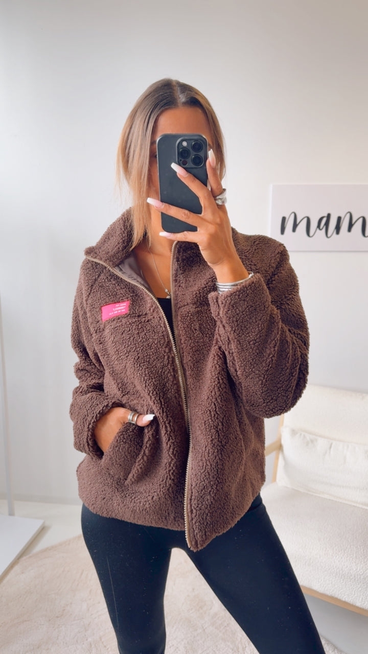 TEDDY Jacke " Dress for Yourself " / braun Art. 12473