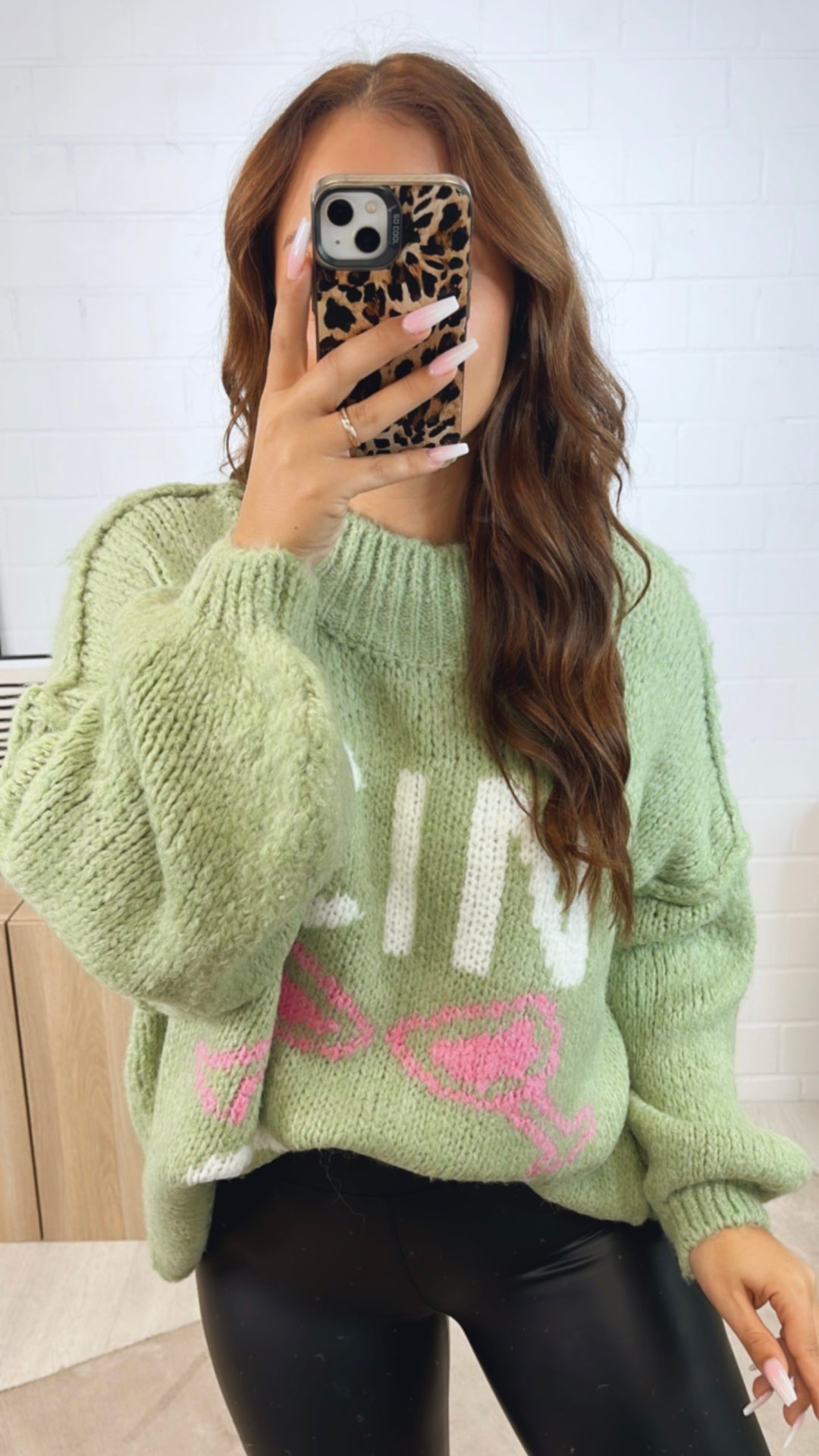 Pullover " Cin Cin " / soft matcha Art. 12315