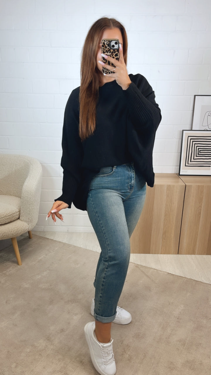 Mom - Jeans Hose  " 77010 " / leicht verwaschener Look Art. 12460
