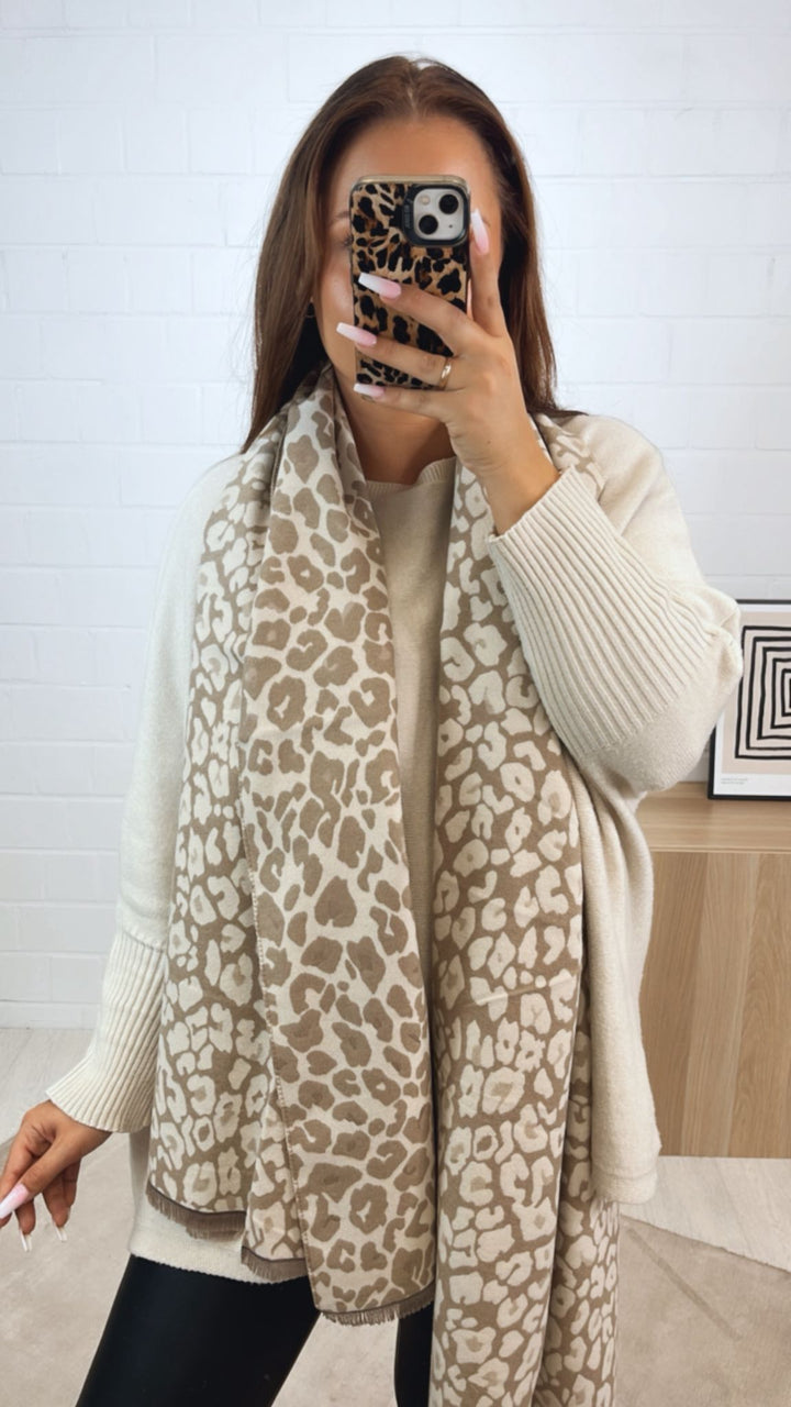 Leo Wendeschal in hellen Tönen / beige - creme Art. 122363
