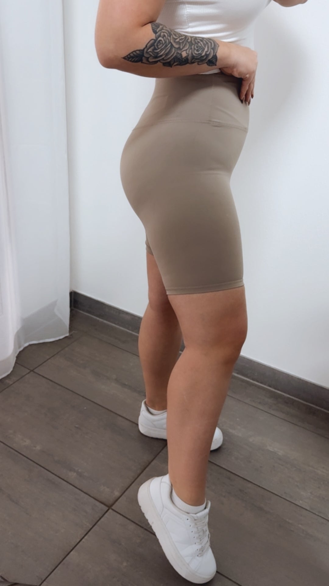 ultra softe, leichte Radler Hose / light taupe Art. 10292