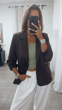 Blazer Butterstoff / braun Art. 15838