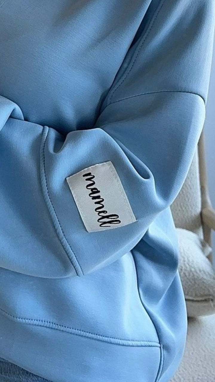 ORIGINAL " mamell " Pullover im sportlichen Schnitt / denim blau Art. 9582