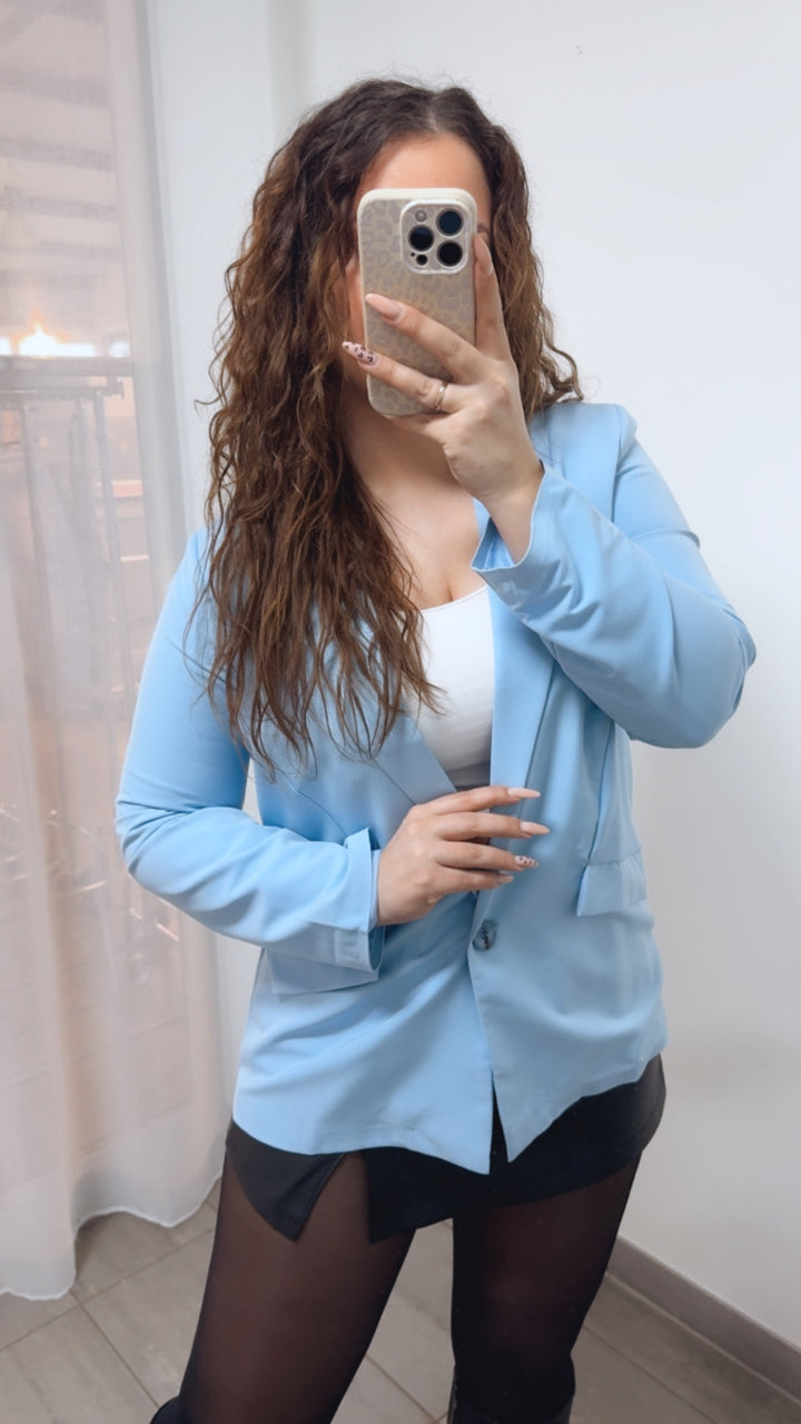 zeitloser Blazer / hell blau Art. 14110