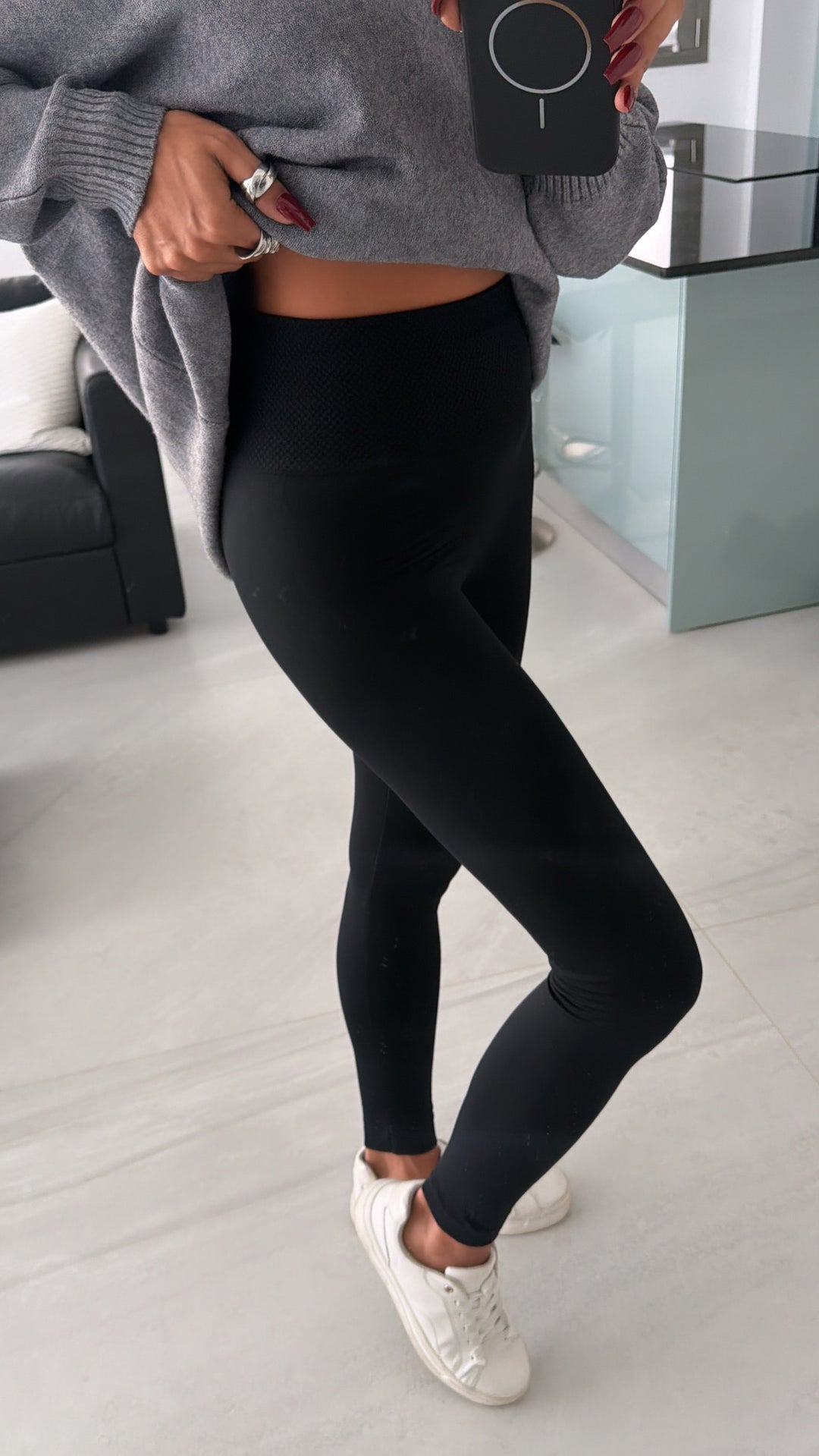 leicht gefütterte Leggings - Art. 1596