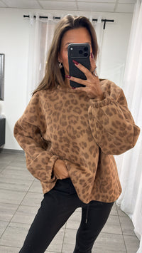 LEO Pullover " Creme de la Creme " / camel - taupe Art. 16533