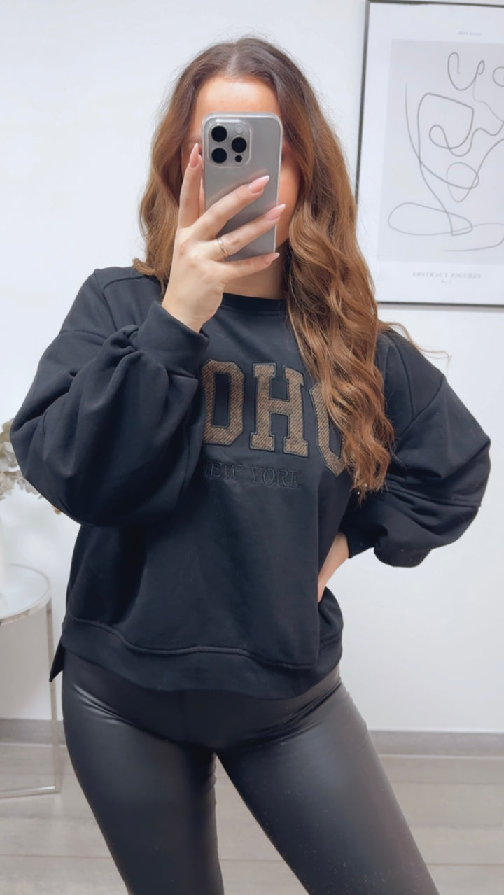 Sweater " SOHO " / schwarz Art. 13159