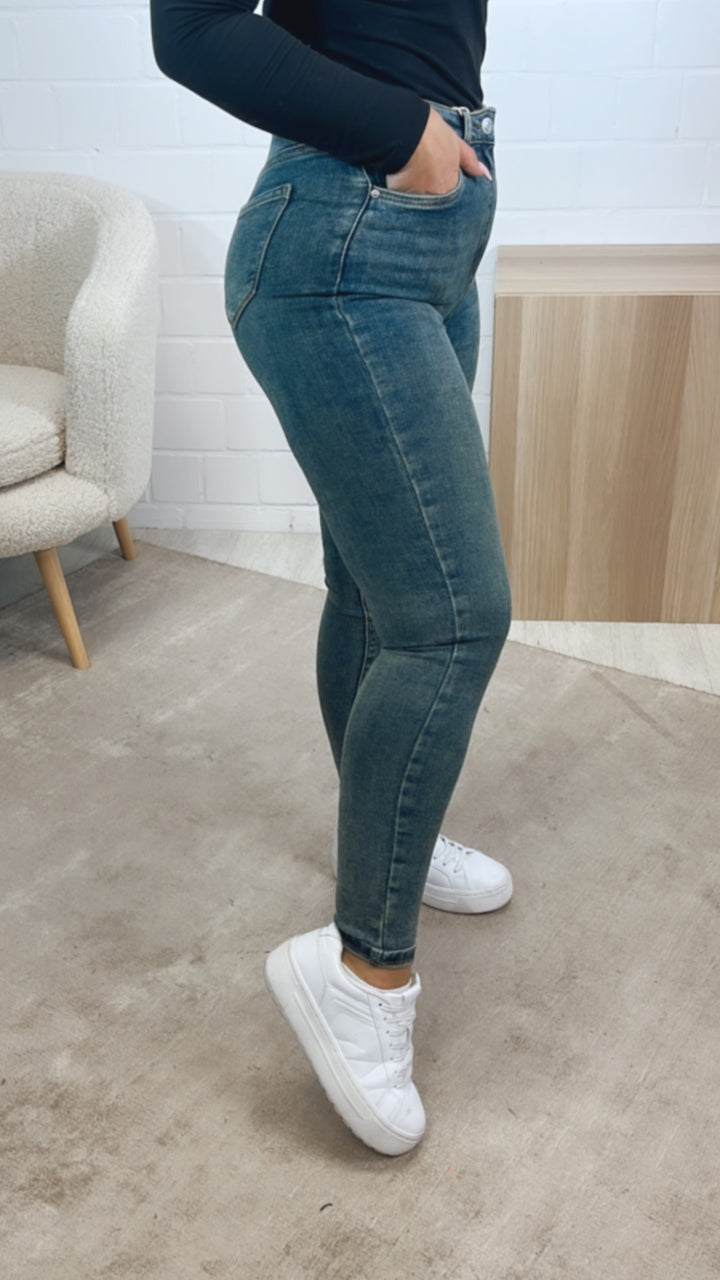 Jeans Hose " SHW8941 " / verwaschener Look Art. 12635
