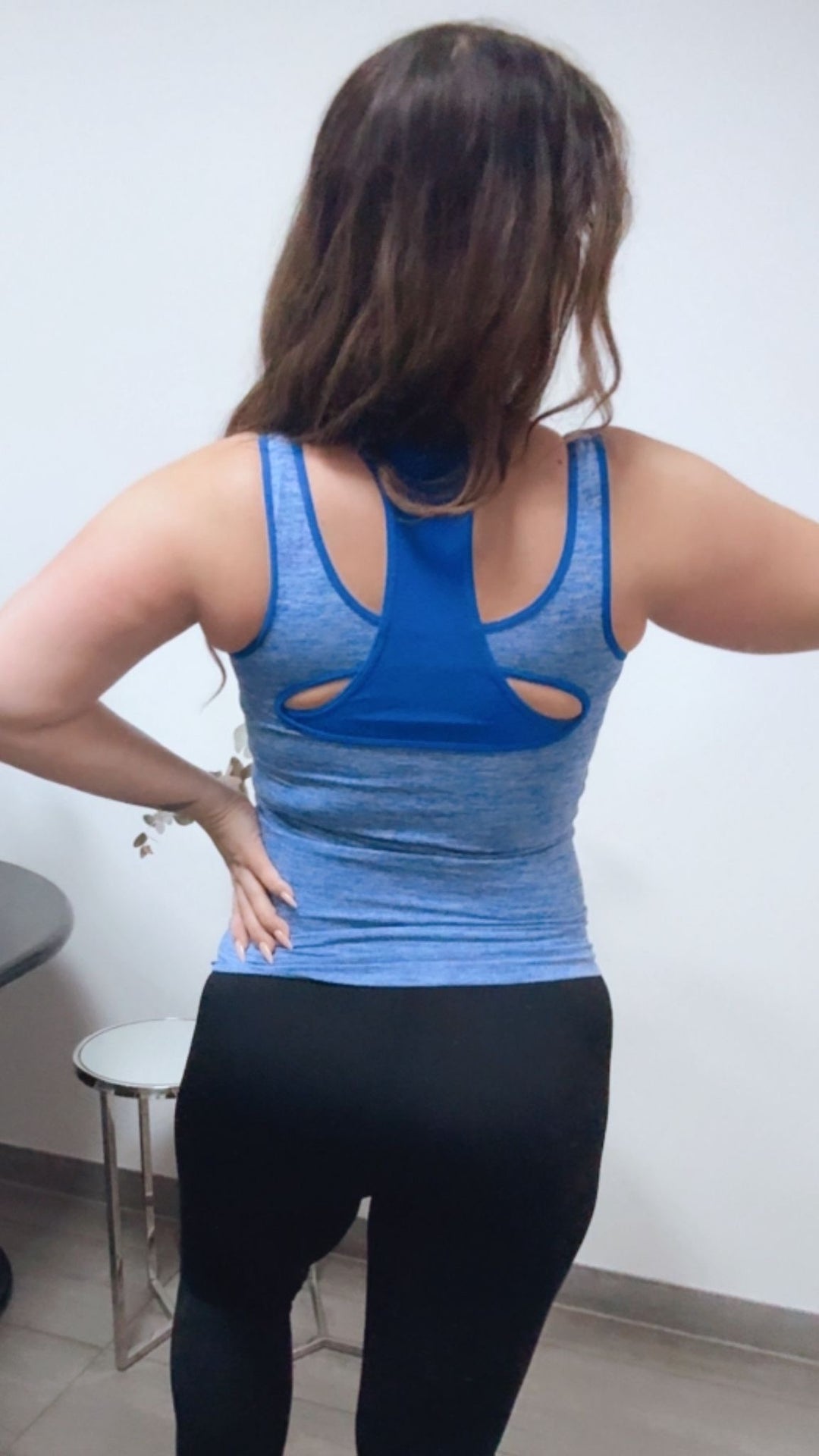 Gym Top / royal blau meliert Art. 13750