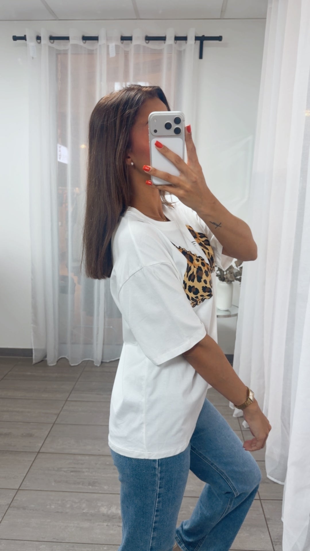 T-shirt " Leo Bikini " / weiss Art. 15917