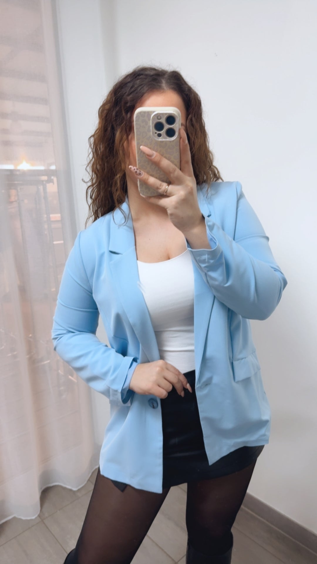 zeitloser Blazer / hell blau Art. 14110