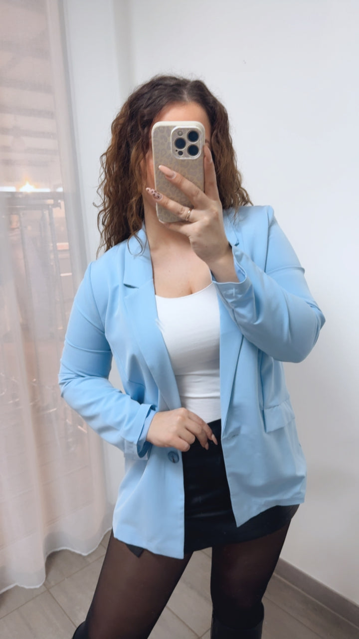 zeitloser Blazer / hell blau Art. 14110