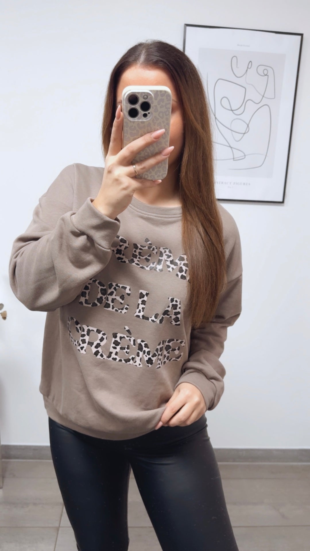 LEO Pullover " Créme de la Créme " / taupe Art. 13389