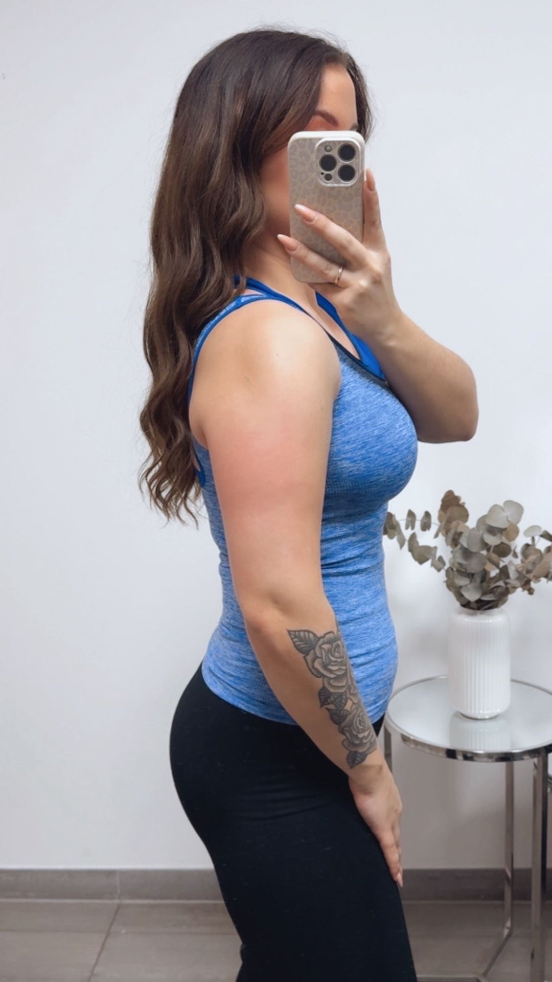 Gym Top / royal blau meliert Art. 13750