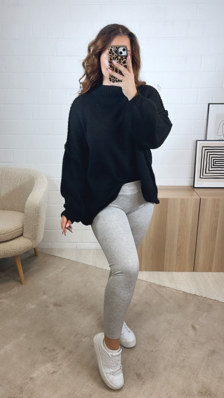 dickere Leggings / hell grau Art. 12864