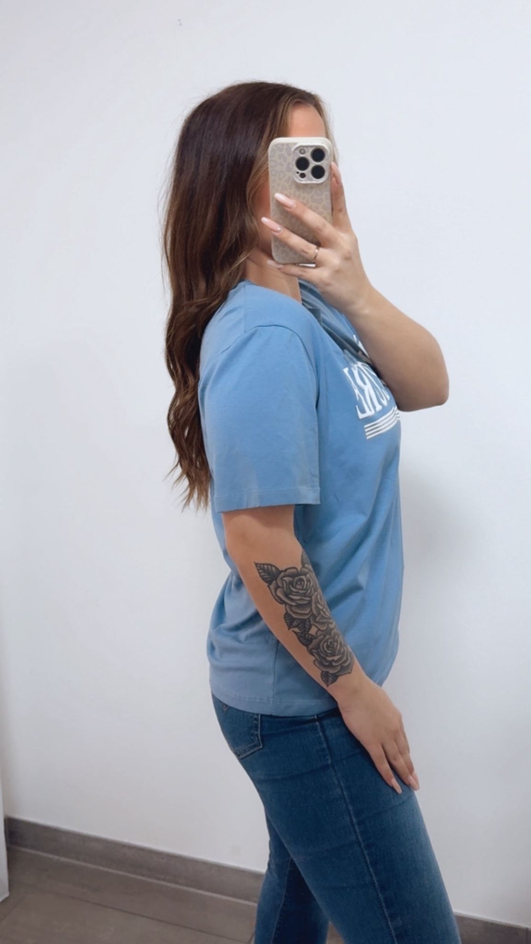 T-Shirt " Côte D'Azure " / Denim blau Art. 14726