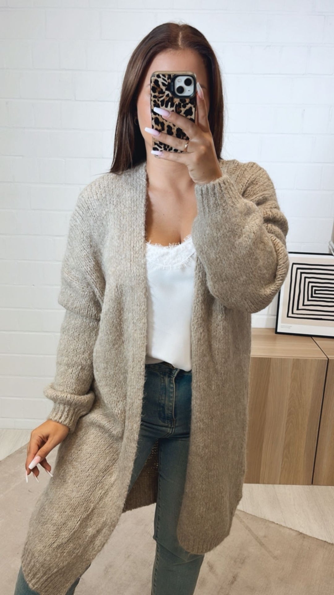 Kuscheliger Cardigan / beige Art.11294