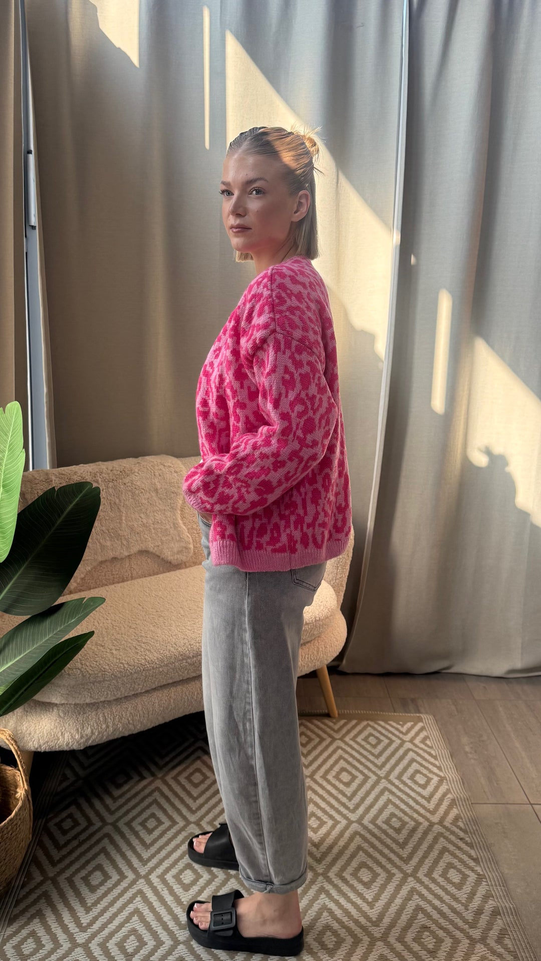 kurzer Leo Cardigan / soft pink - pink Art. 16075