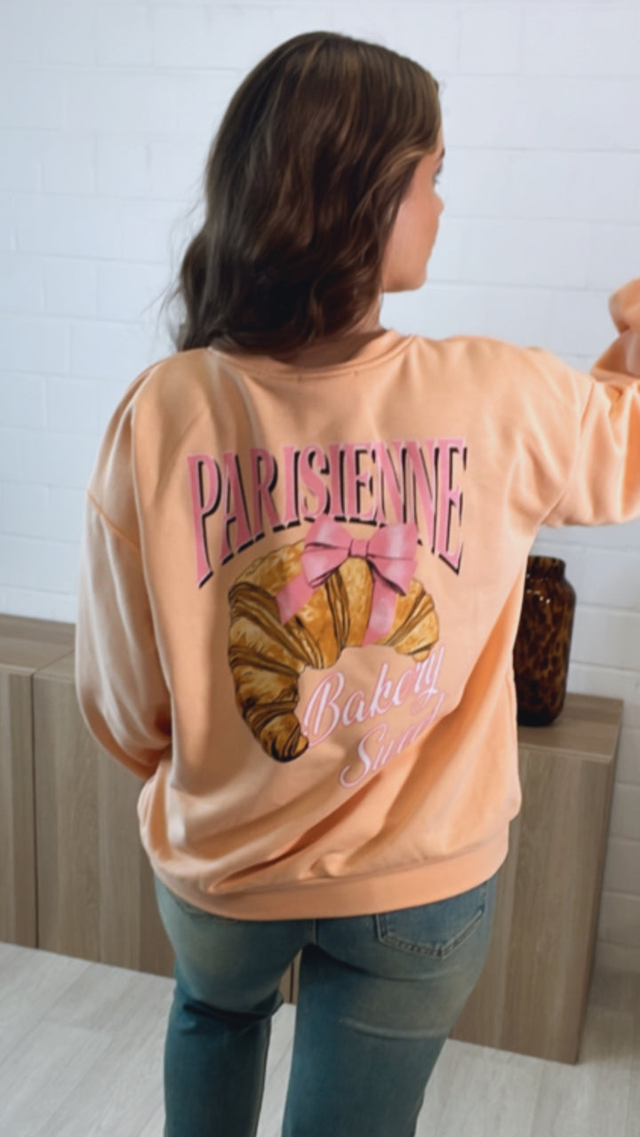 Pullover " Bakery " / soft peach Art. 9588