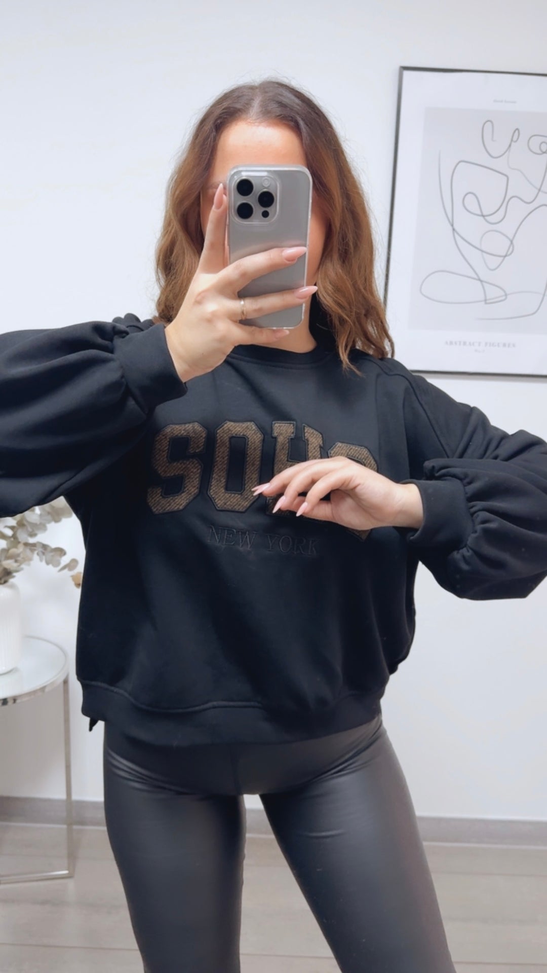 Sweater " SOHO " / schwarz Art. 13159