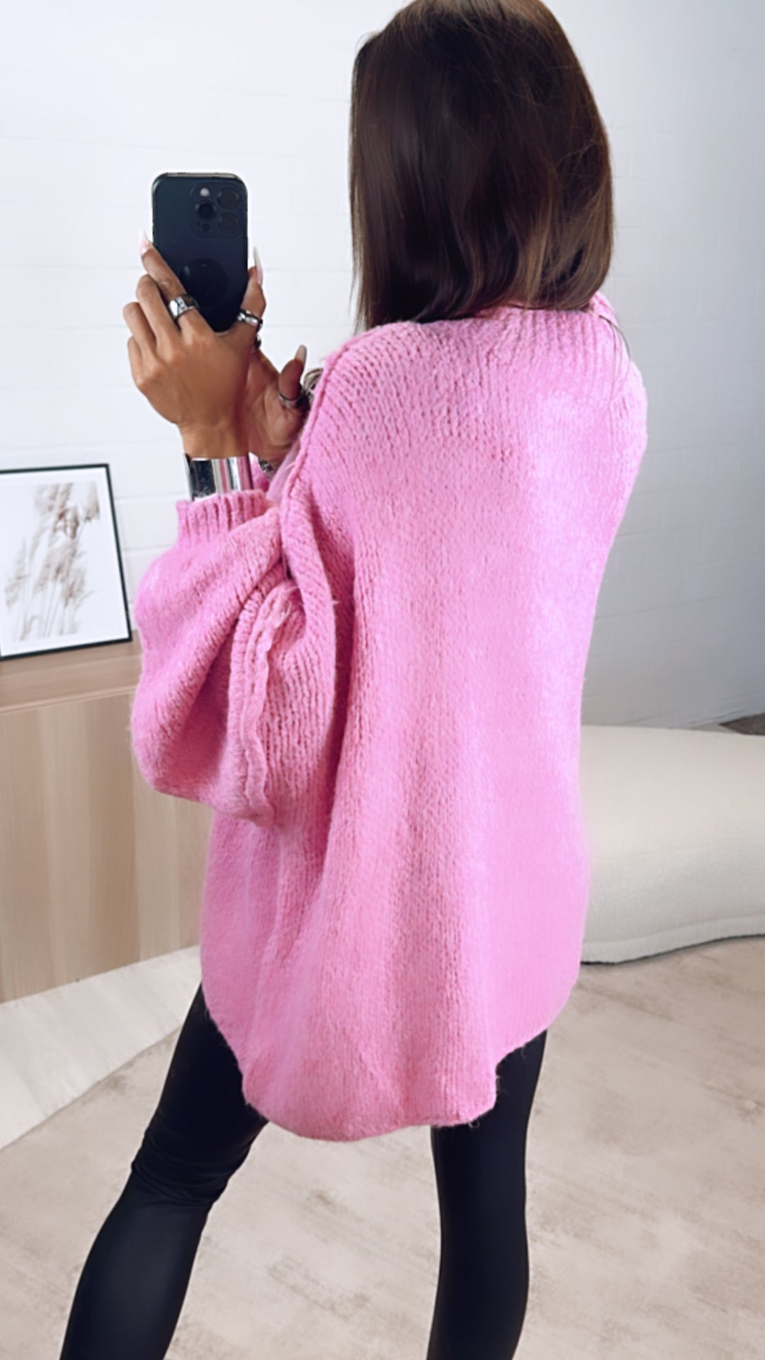 Ultra Oversize Kuschel - Pullover / pink Art. 6841