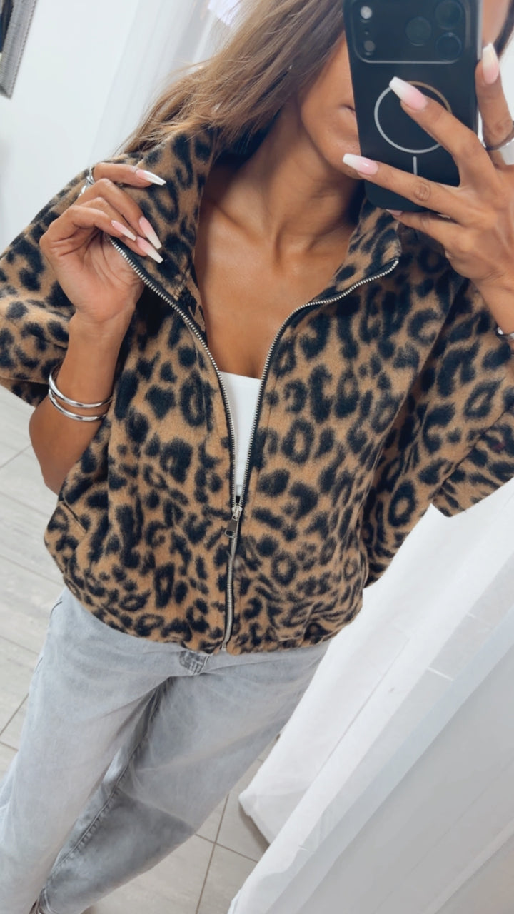 LEO kurze ultra oversize Weste / Art. 12435