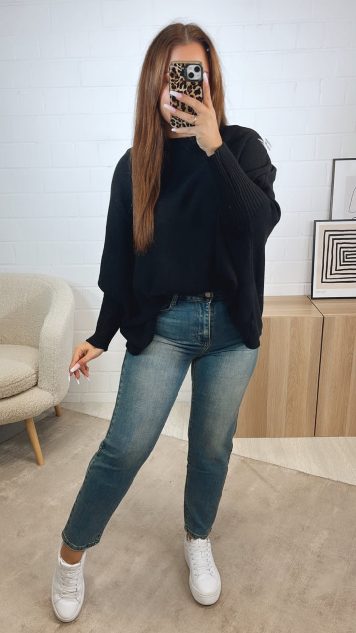Mom - Jeans Hose  " 77010 " / leicht verwaschener Look Art. 12460