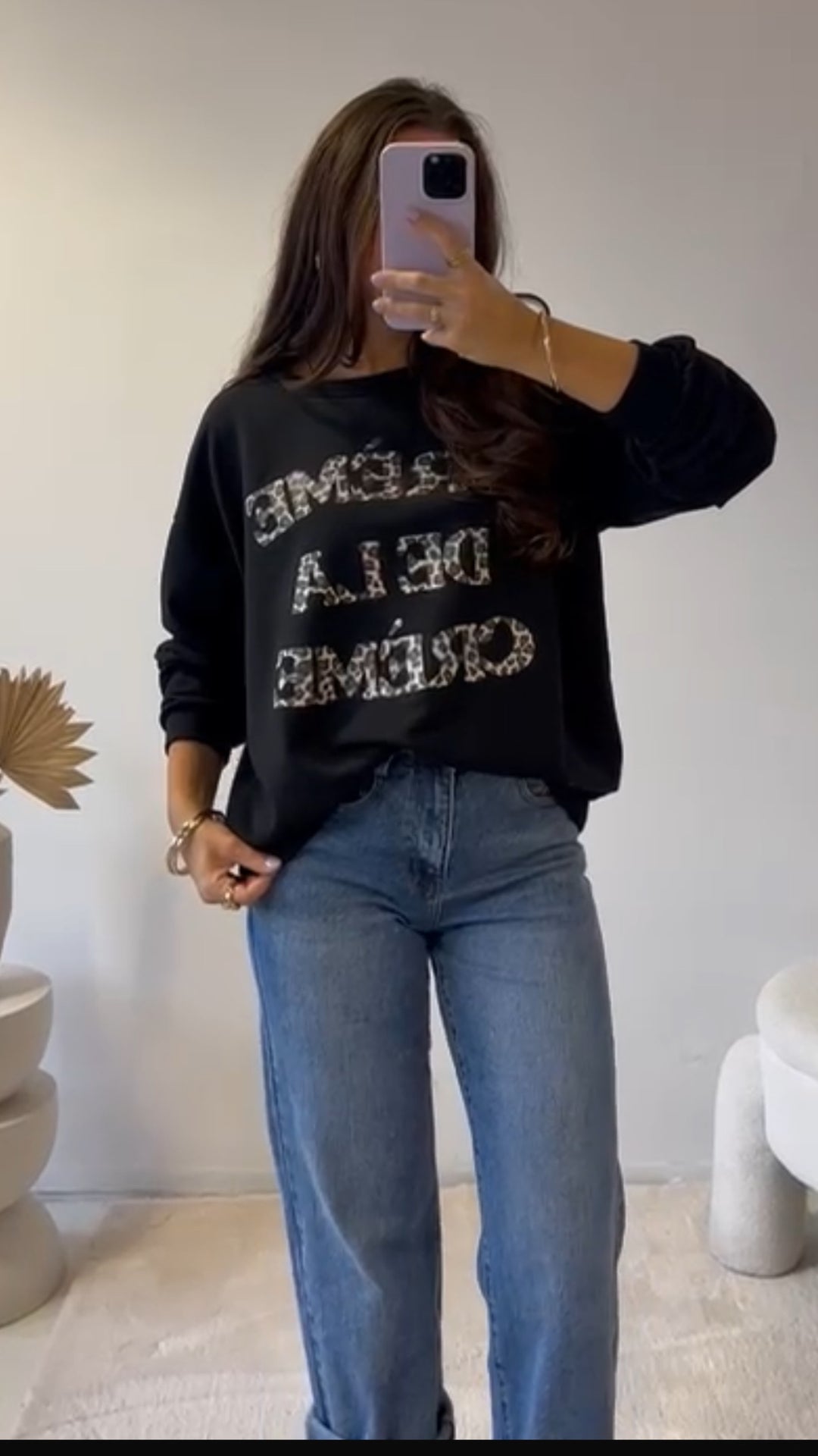 LEO Pullover " Créme de la Créme " / schwarz Art. 12756