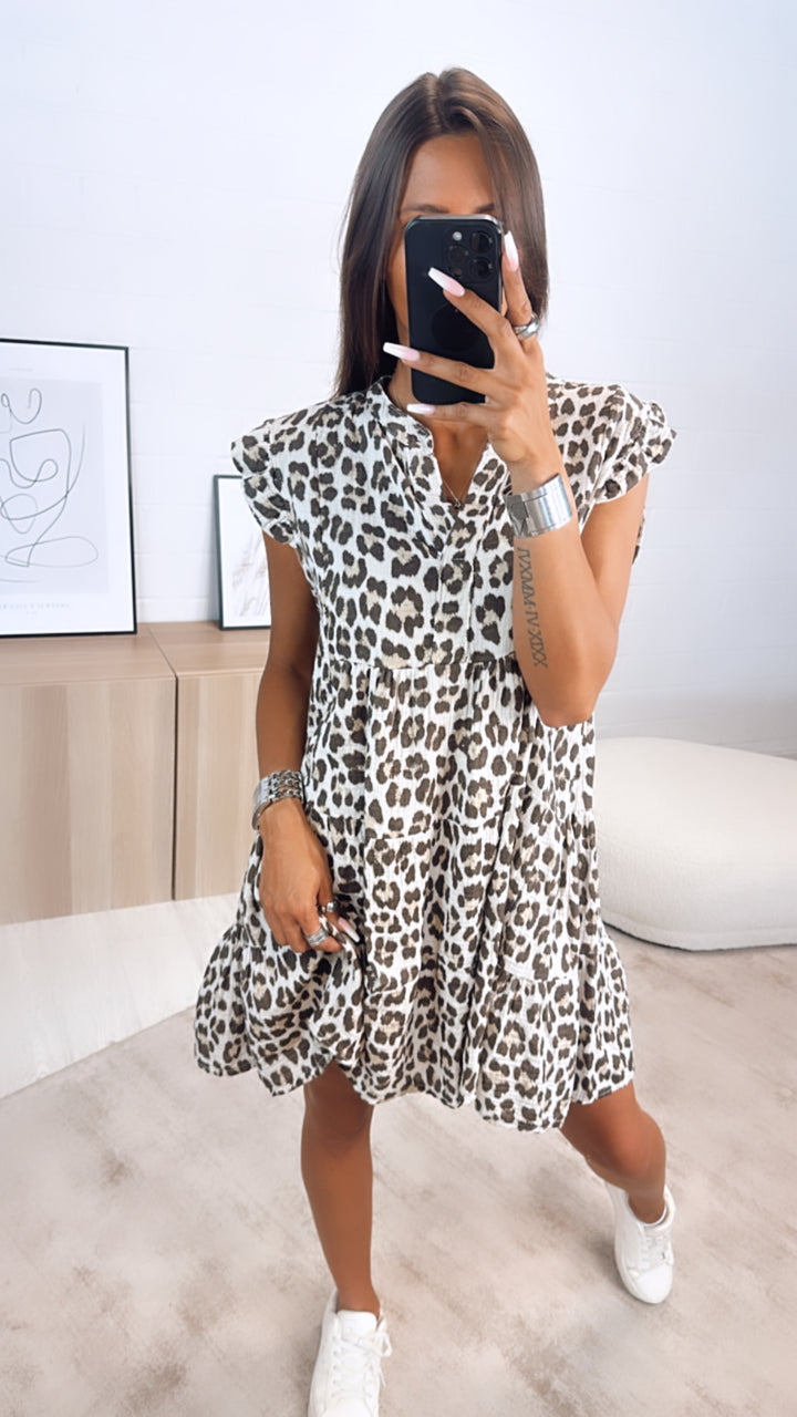 Musselin Hängerchen Kleid / leo hell Art. 6690