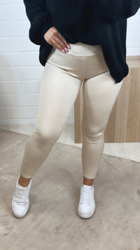 dickere Leggings / creme Art. 12863