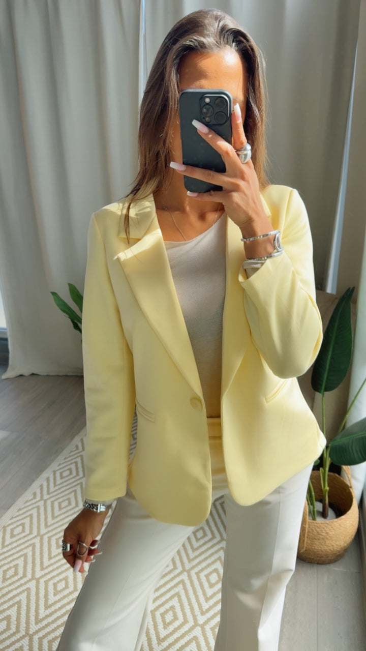 Blazer Butterstoff / soft gelb Art.14645