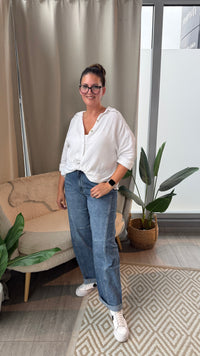 BALLON Jeans Hose " Y3539-2 " / blau verwaschen Art. 16514