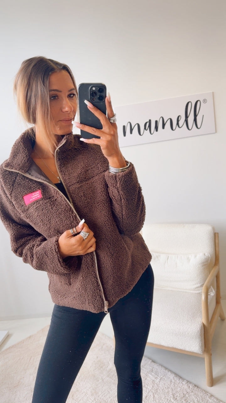 TEDDY Jacke " Dress for Yourself " / braun Art. 12473