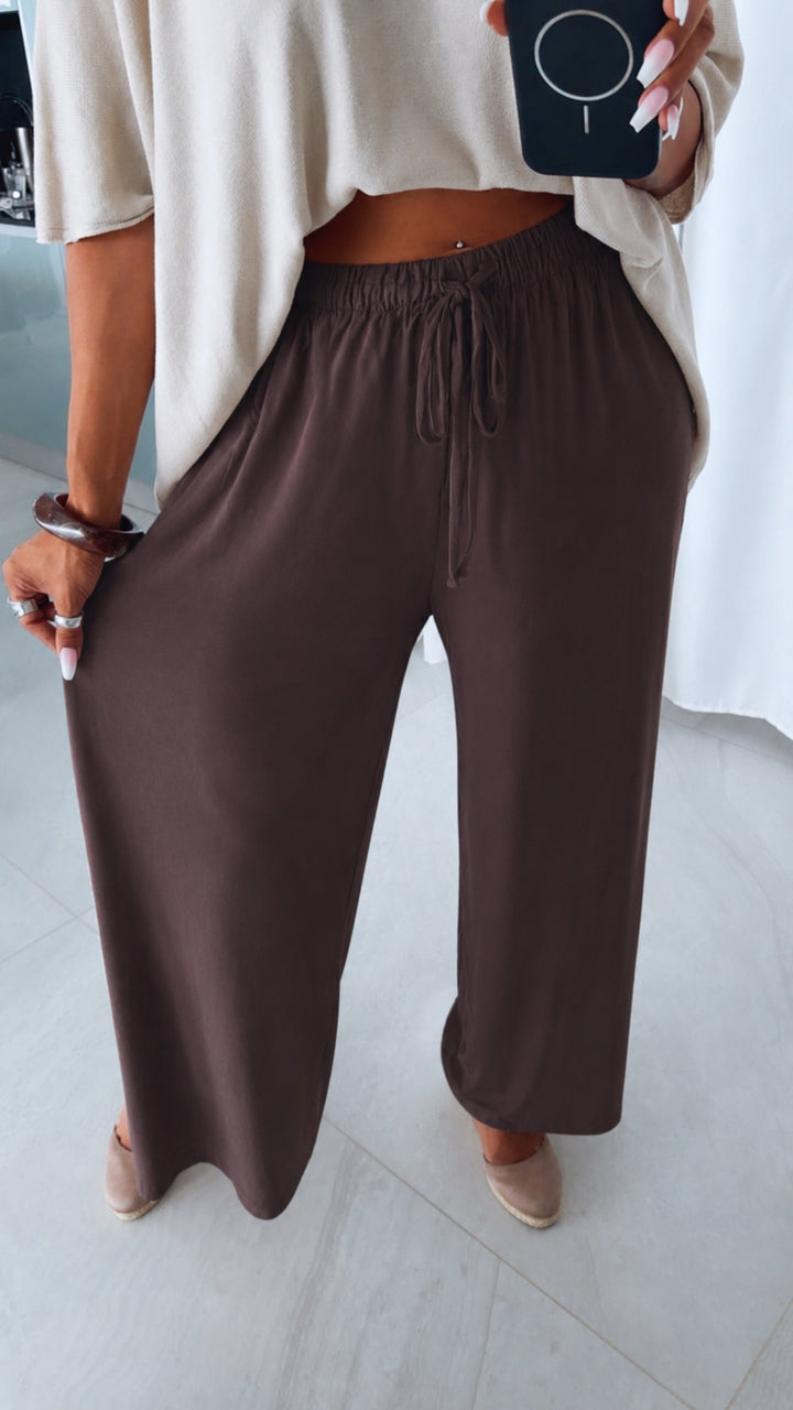 Softe Stoff Hose / braun Art. 16042