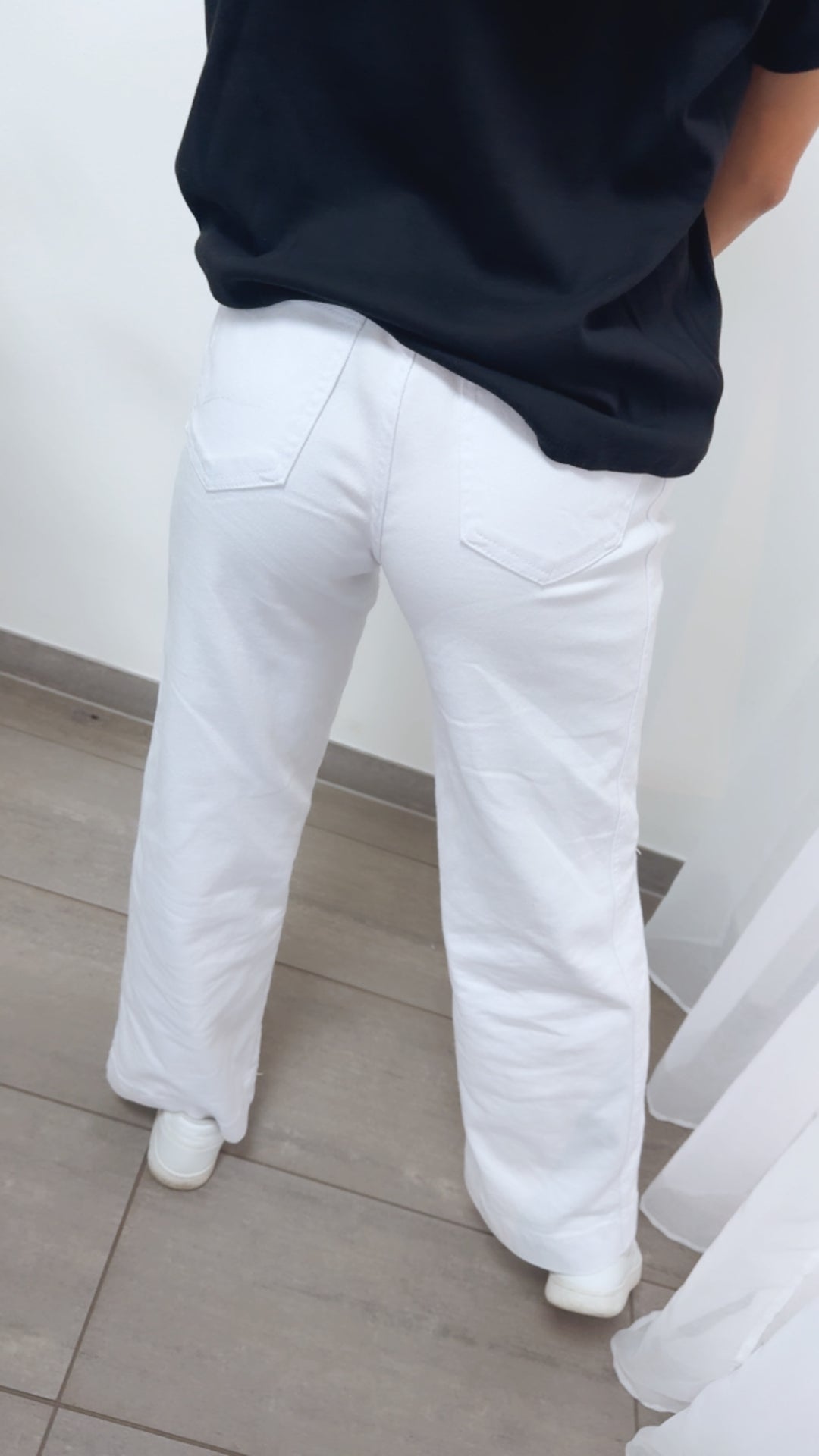 WIDE LEG Jeans Hose " 78335-2 " / weiss Art. 14000