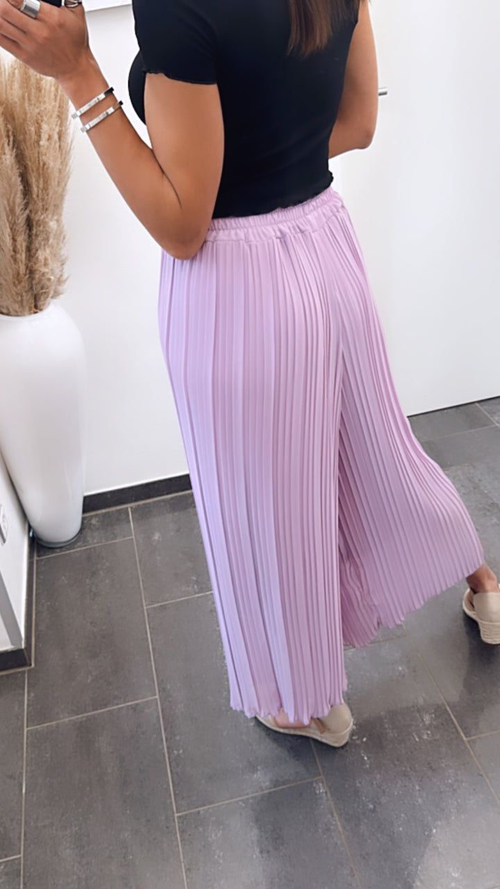 Plissee Hose  / flieder Art. 6060