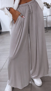 Softe Stoff Hose / beige Art. 16044