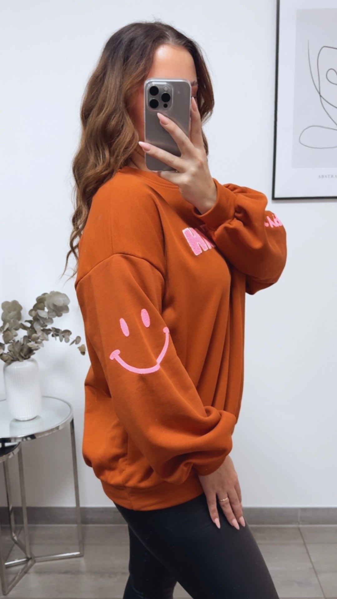 HAPPINESS Sweater / rost - soft pink Art. 13148