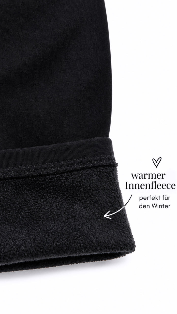 Thermo Leggings mit Fleece Innenfutter " Z8612 " / schwarz Art. 16638