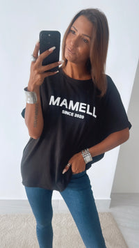 ORIGINAL " mamell " Long T-Shirt / schwarz Art. 11057