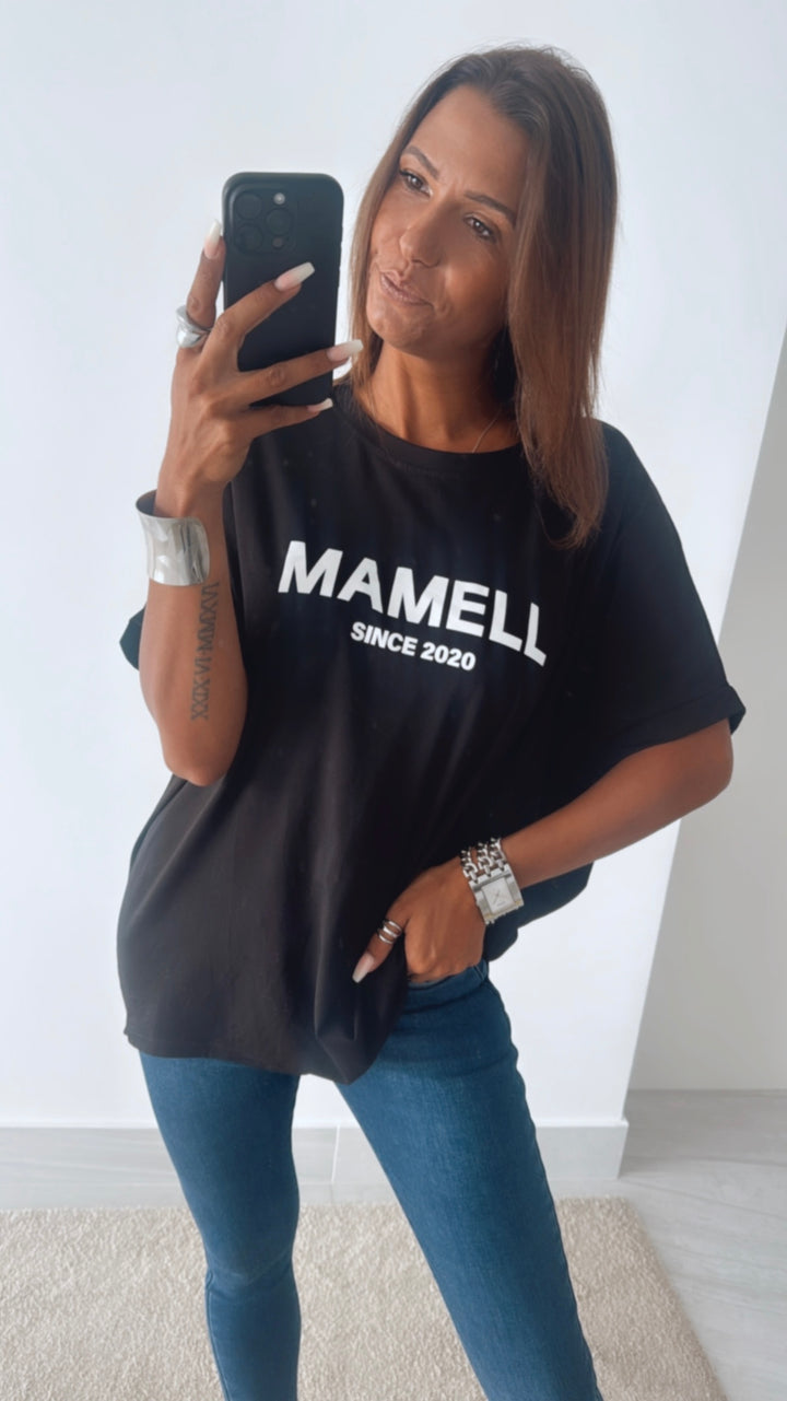 ORIGINAL " mamell " Long T-Shirt / schwarz Art. 11057