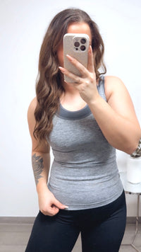 Gym Top / anthrazit - grau meliert Art. 13749