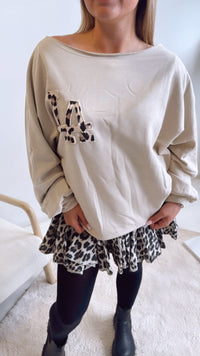 LA LEO Sweater / beige Art. 12429