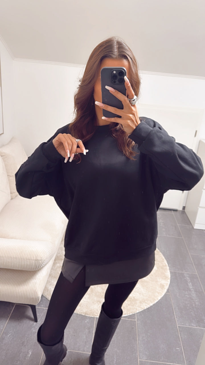 simpler Pullover / schwarz Art. 8159