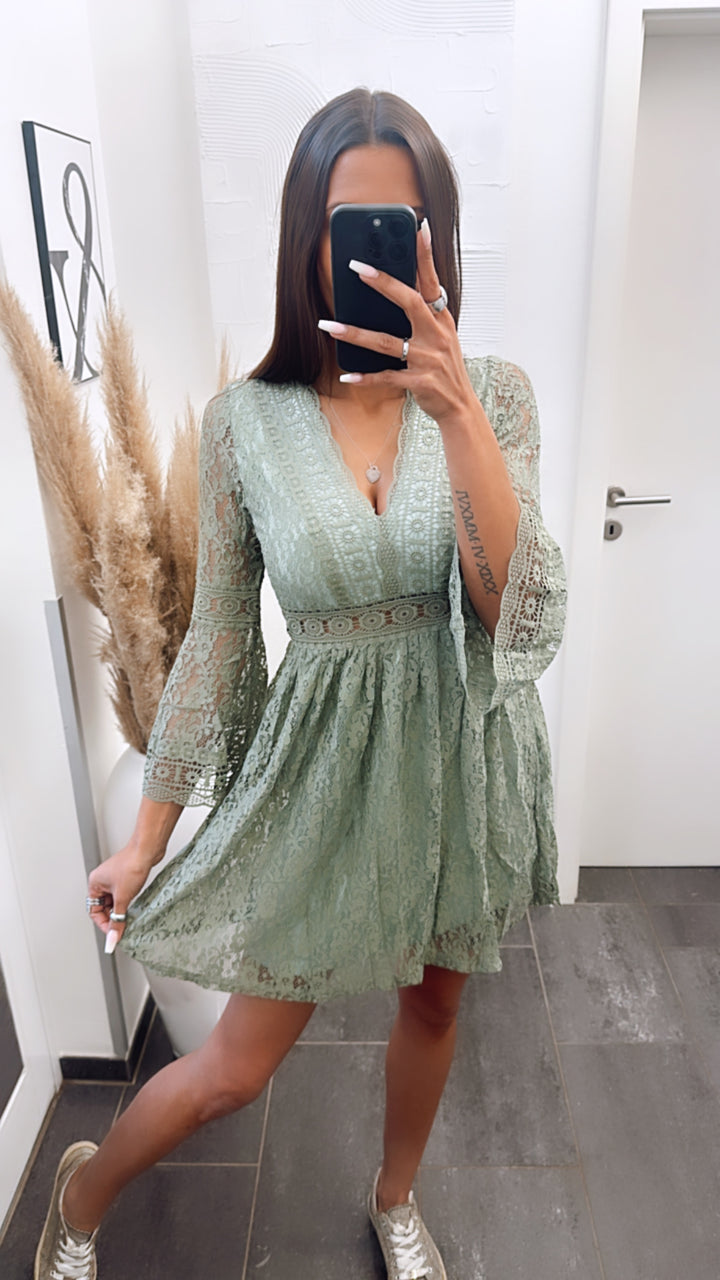 Boho Kleid / khaki Art. 5834