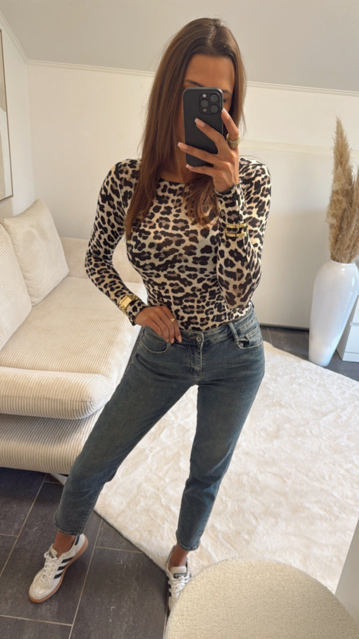 Mom - Jeans Hose  " 77899 " / verwaschener Look Art. 8561